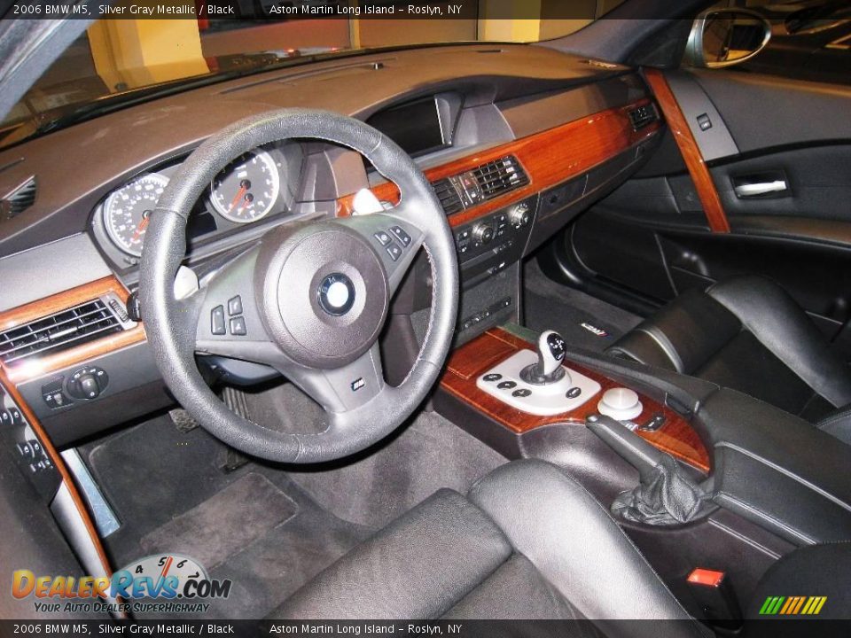 2006 BMW M5 Silver Gray Metallic / Black Photo #13