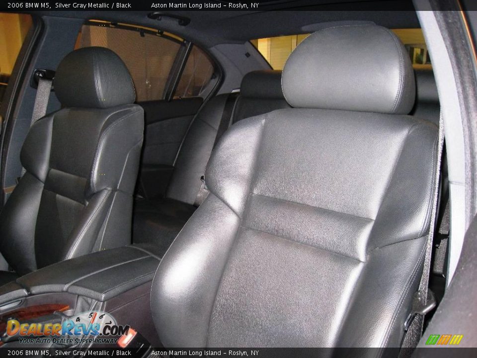 2006 BMW M5 Silver Gray Metallic / Black Photo #15