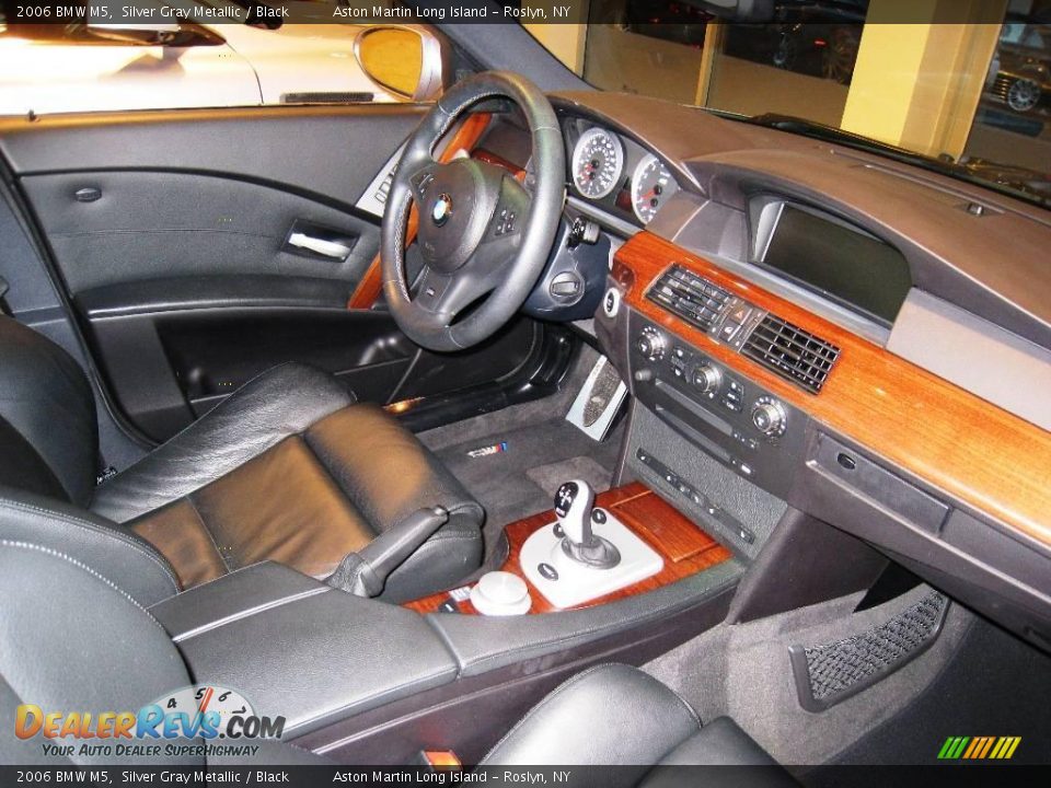 2006 BMW M5 Silver Gray Metallic / Black Photo #16