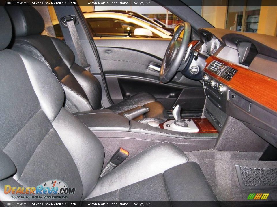 2006 BMW M5 Silver Gray Metallic / Black Photo #17