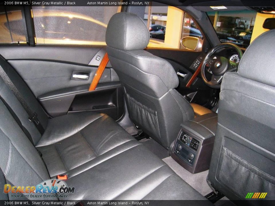 2006 BMW M5 Silver Gray Metallic / Black Photo #18