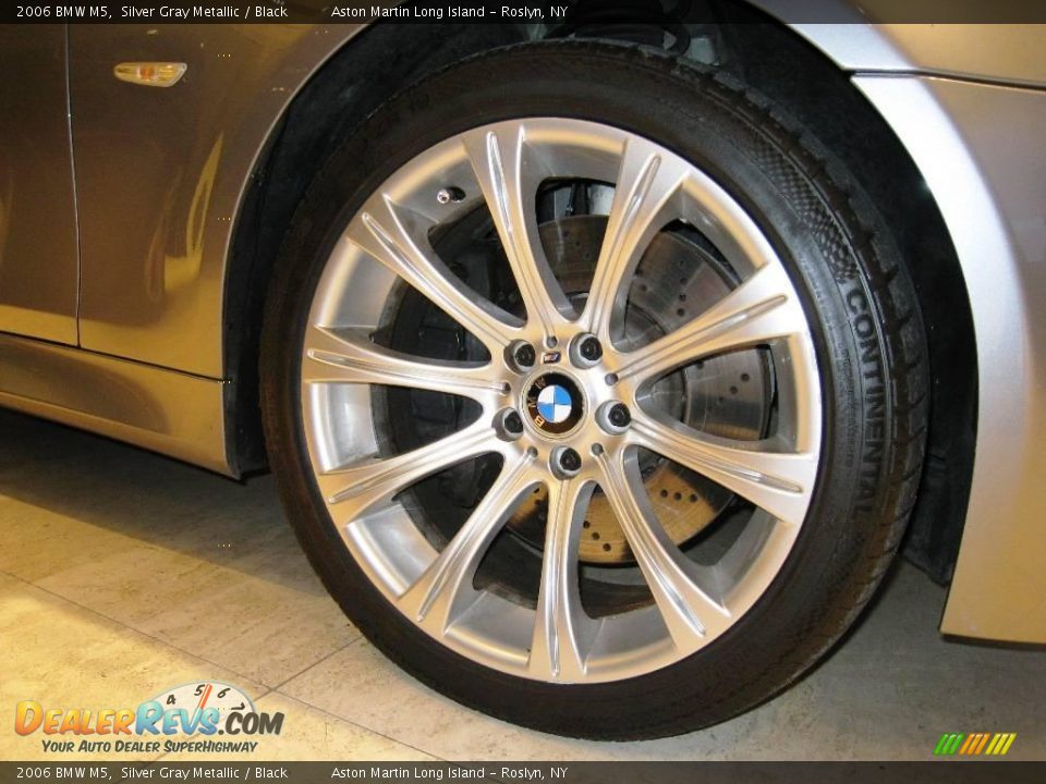 2006 BMW M5 Silver Gray Metallic / Black Photo #19