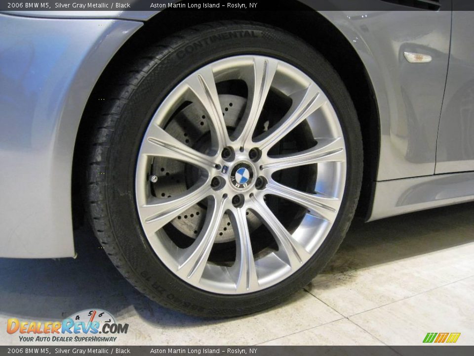 2006 BMW M5 Silver Gray Metallic / Black Photo #20