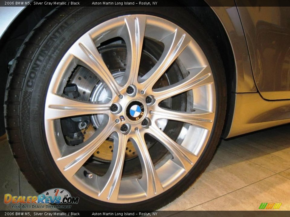 2006 BMW M5 Silver Gray Metallic / Black Photo #22