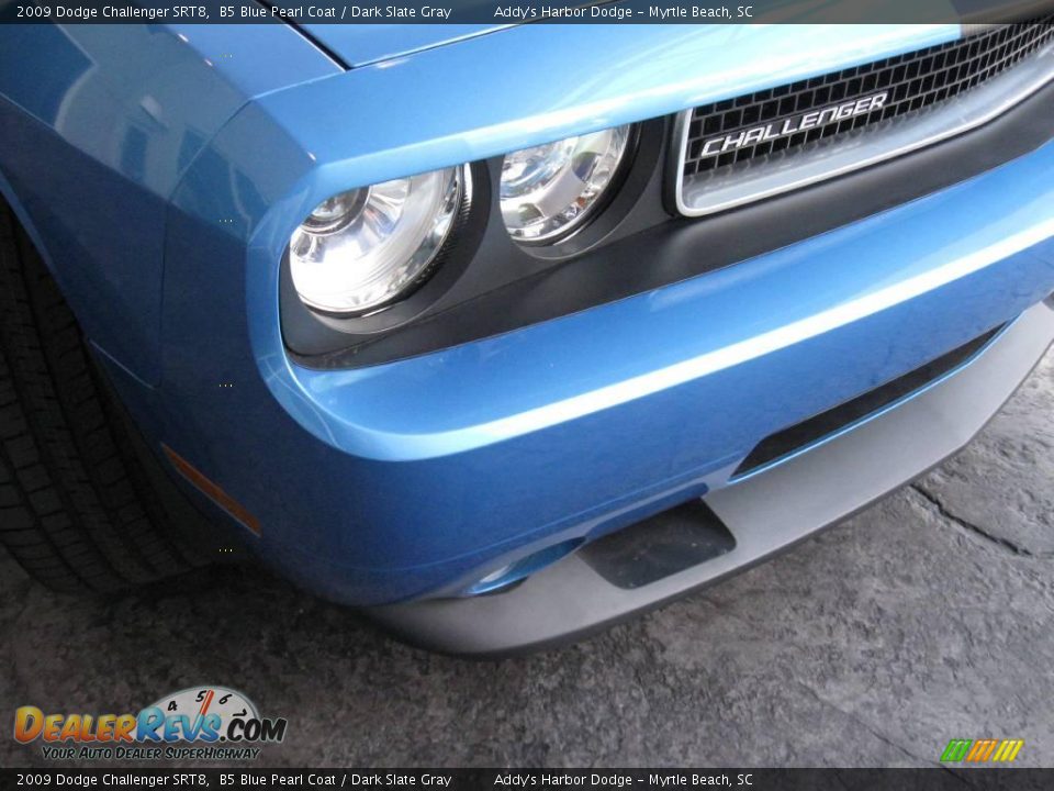 2009 Dodge Challenger SRT8 B5 Blue Pearl Coat / Dark Slate Gray Photo #5