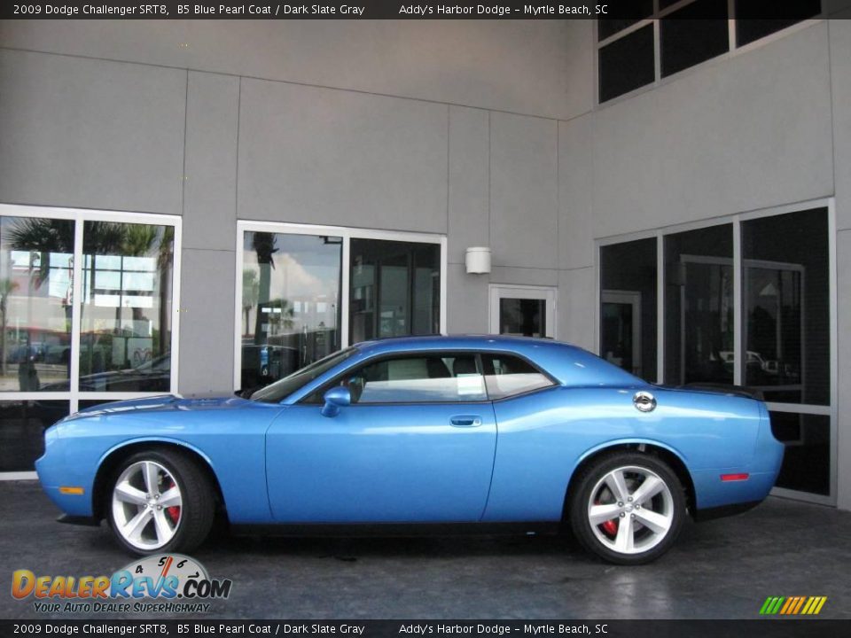 2009 Dodge Challenger SRT8 B5 Blue Pearl Coat / Dark Slate Gray Photo #6