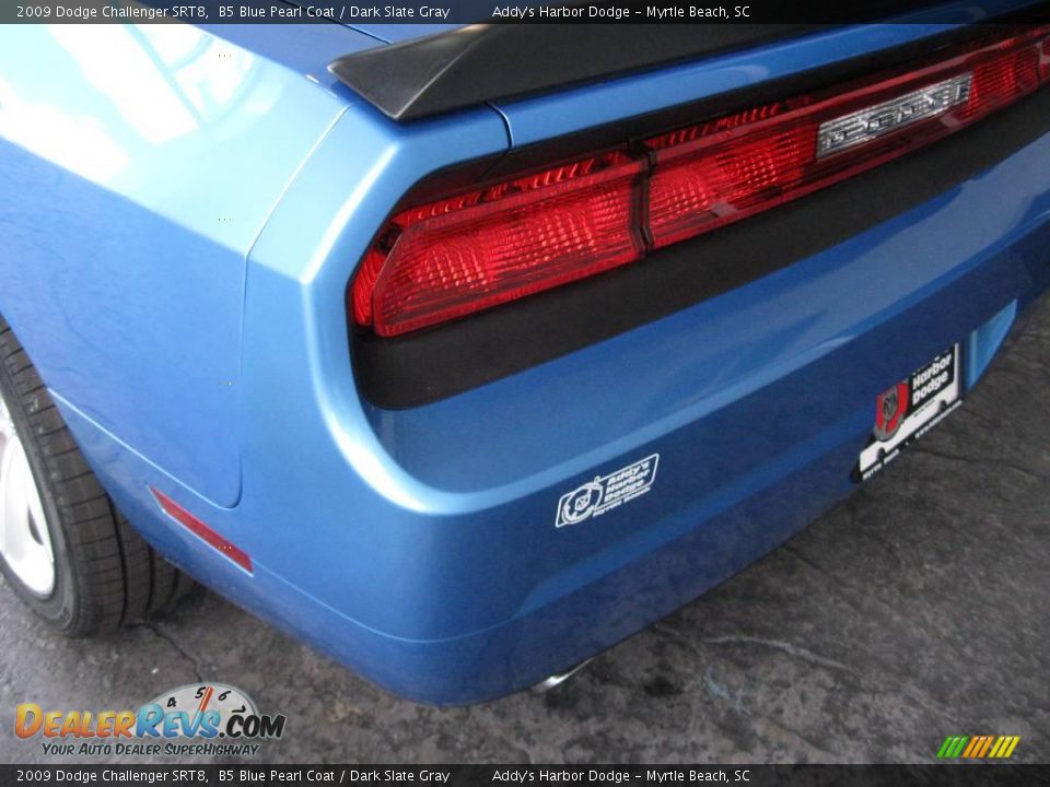 2009 Dodge Challenger SRT8 B5 Blue Pearl Coat / Dark Slate Gray Photo #8