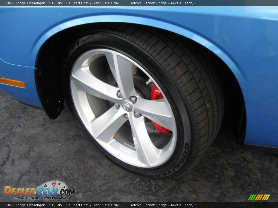 2009 Dodge Challenger SRT8 B5 Blue Pearl Coat / Dark Slate Gray Photo #9
