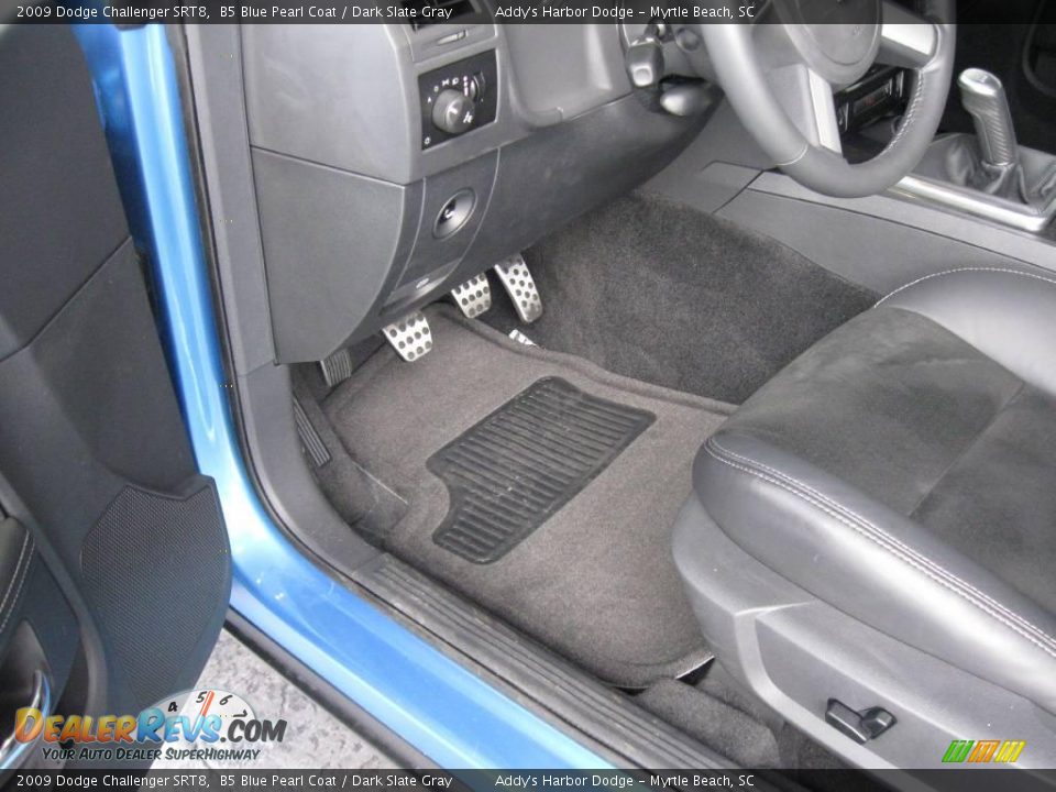2009 Dodge Challenger SRT8 B5 Blue Pearl Coat / Dark Slate Gray Photo #14