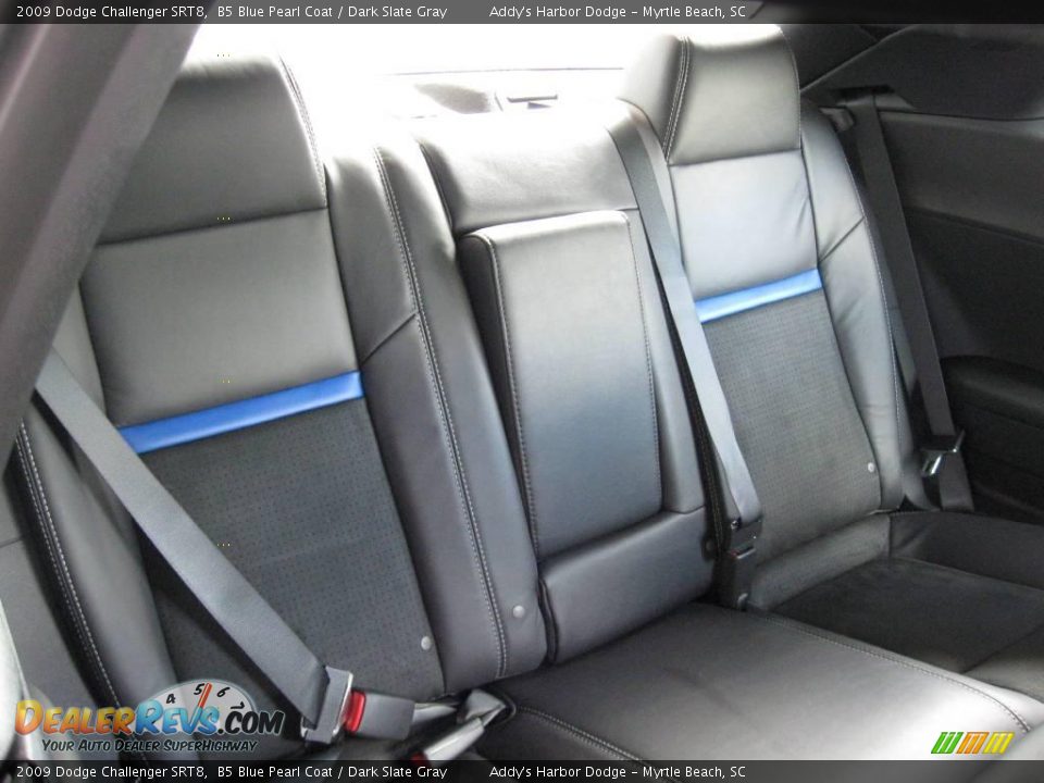 2009 Dodge Challenger SRT8 B5 Blue Pearl Coat / Dark Slate Gray Photo #17