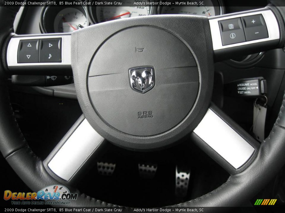 2009 Dodge Challenger SRT8 B5 Blue Pearl Coat / Dark Slate Gray Photo #20