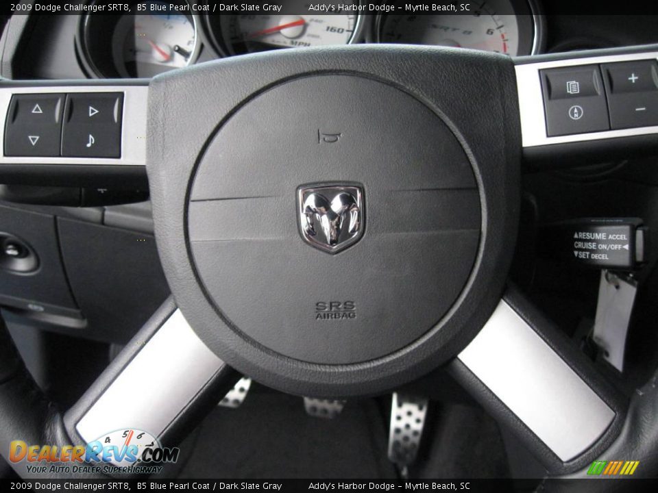 2009 Dodge Challenger SRT8 B5 Blue Pearl Coat / Dark Slate Gray Photo #23