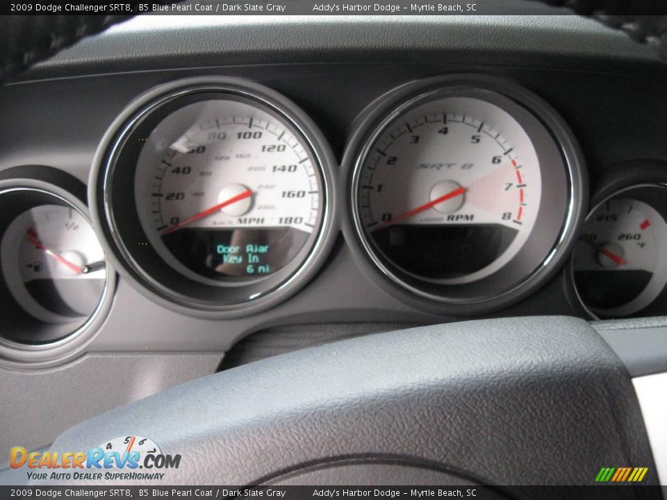 2009 Dodge Challenger SRT8 B5 Blue Pearl Coat / Dark Slate Gray Photo #24