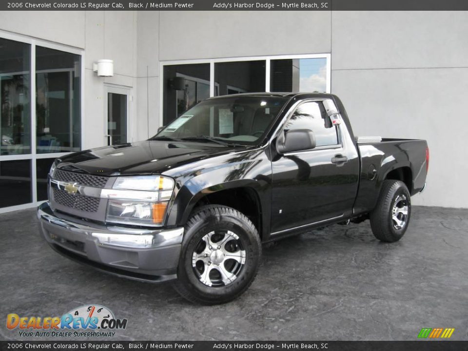 2006 Chevrolet Colorado LS Regular Cab Black / Medium Pewter Photo #1
