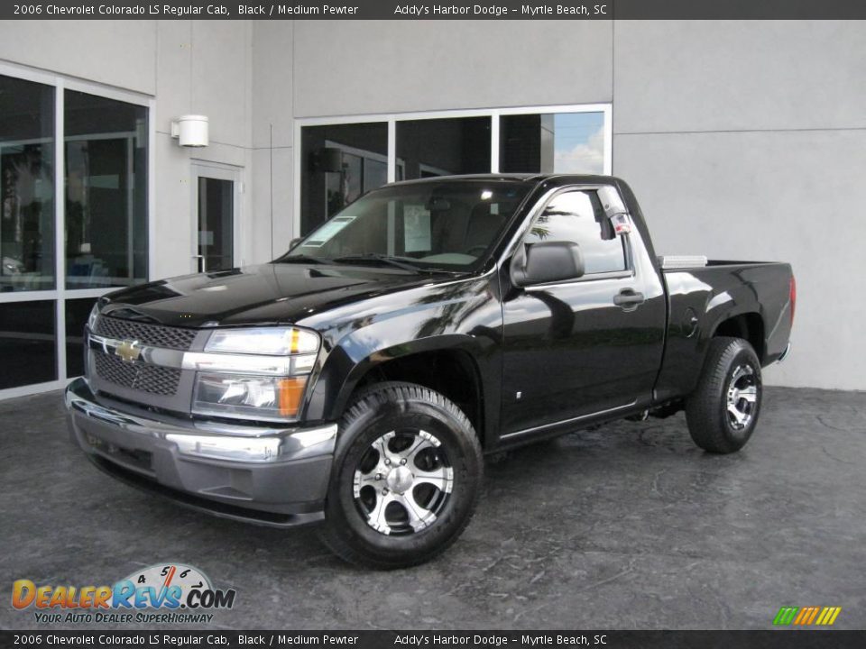 2006 Chevrolet Colorado LS Regular Cab Black / Medium Pewter Photo #3