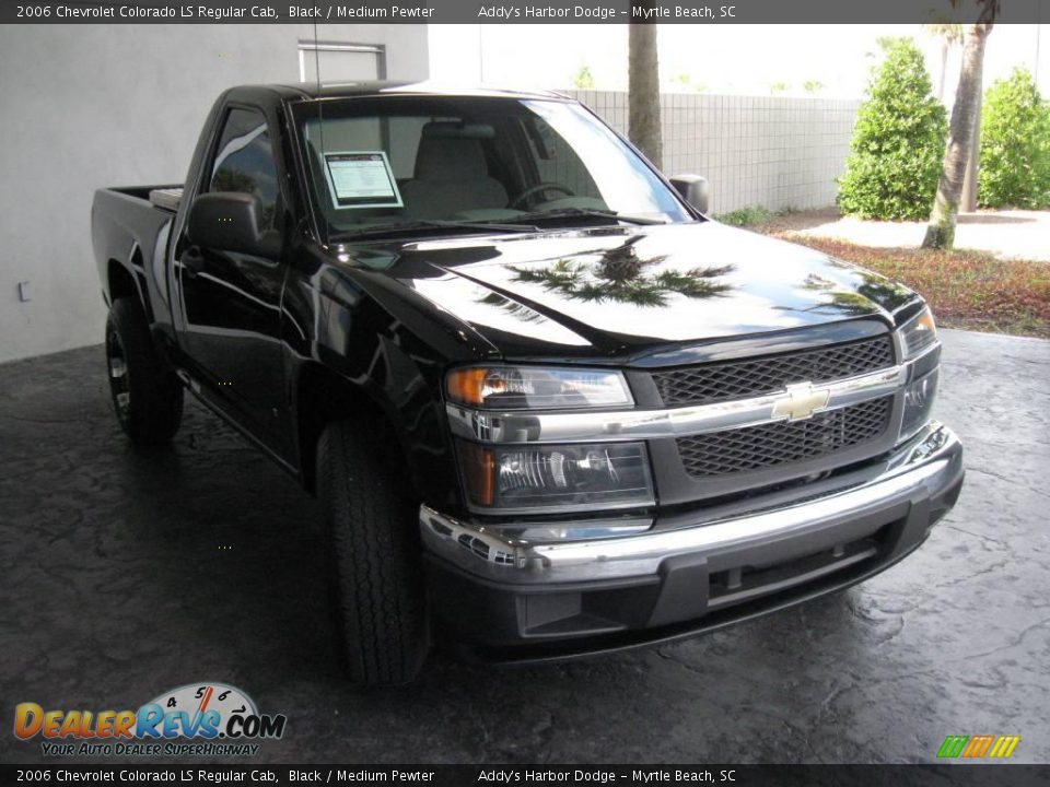 2006 Chevrolet Colorado LS Regular Cab Black / Medium Pewter Photo #5