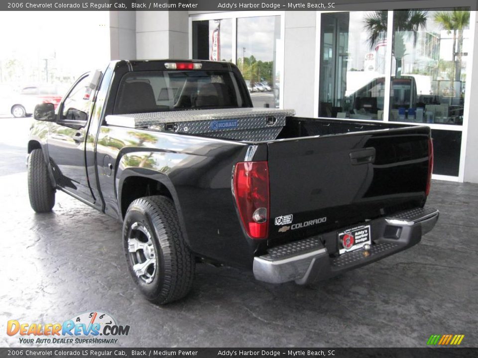 2006 Chevrolet Colorado LS Regular Cab Black / Medium Pewter Photo #8