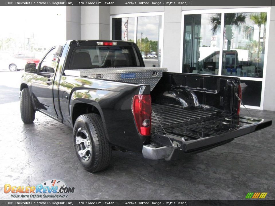 2006 Chevrolet Colorado LS Regular Cab Black / Medium Pewter Photo #10