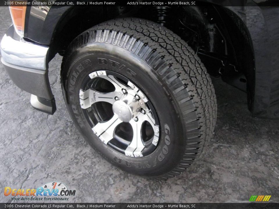 2006 Chevrolet Colorado LS Regular Cab Black / Medium Pewter Photo #12