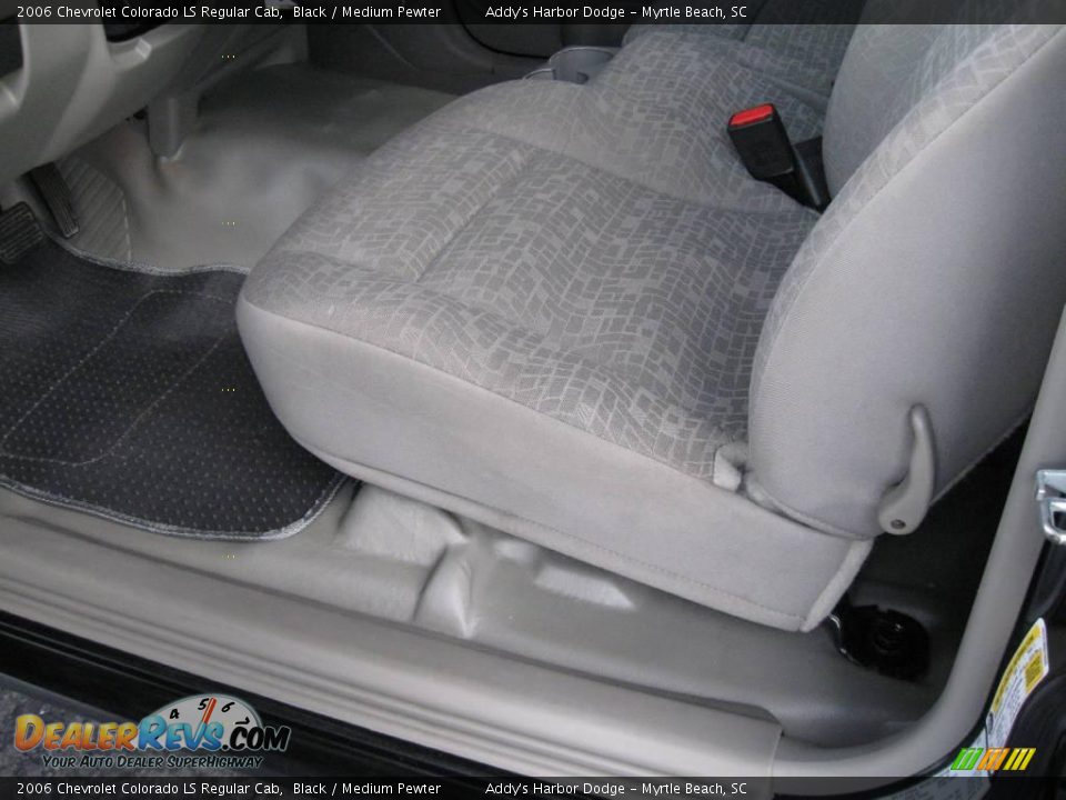 2006 Chevrolet Colorado LS Regular Cab Black / Medium Pewter Photo #15