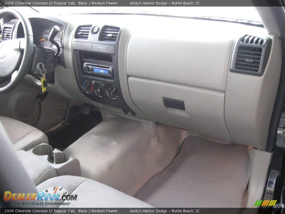 2006 Chevrolet Colorado LS Regular Cab Black / Medium Pewter Photo #19