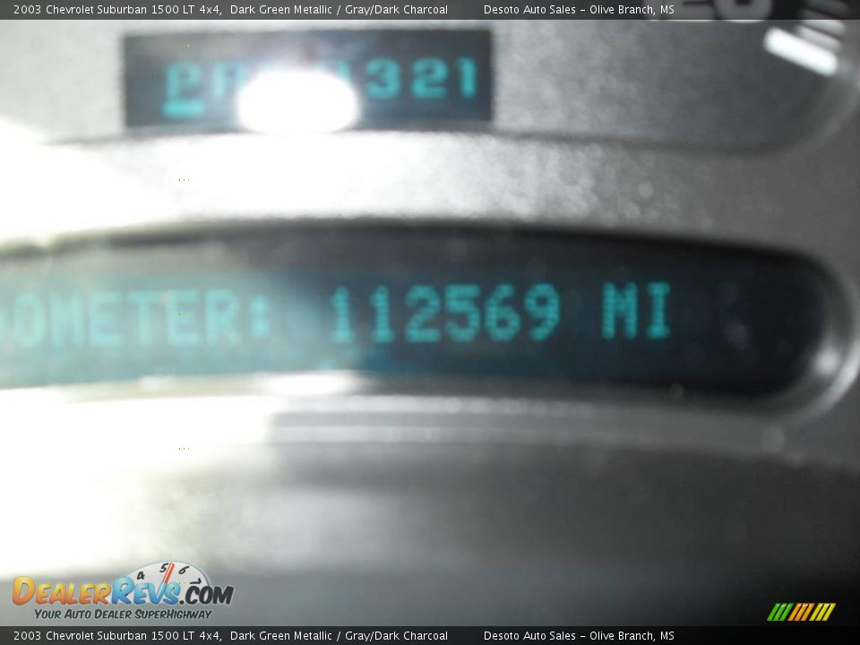 2003 Chevrolet Suburban 1500 LT 4x4 Dark Green Metallic / Gray/Dark Charcoal Photo #9