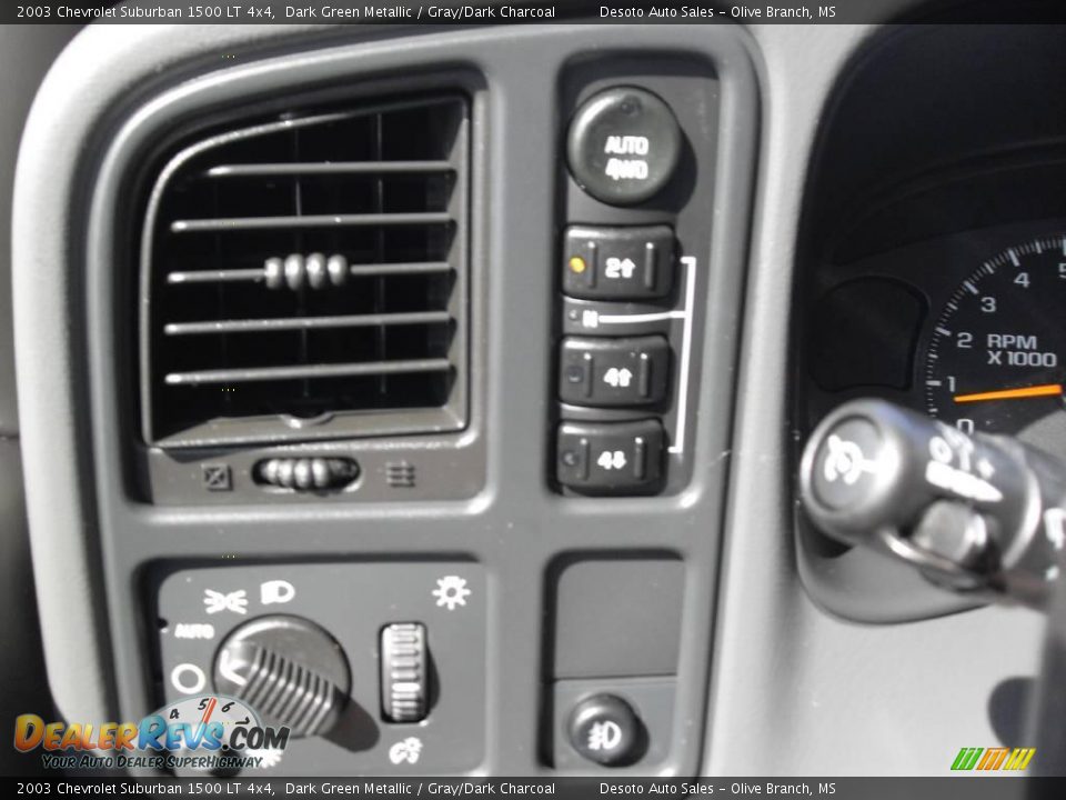 2003 Chevrolet Suburban 1500 LT 4x4 Dark Green Metallic / Gray/Dark Charcoal Photo #11