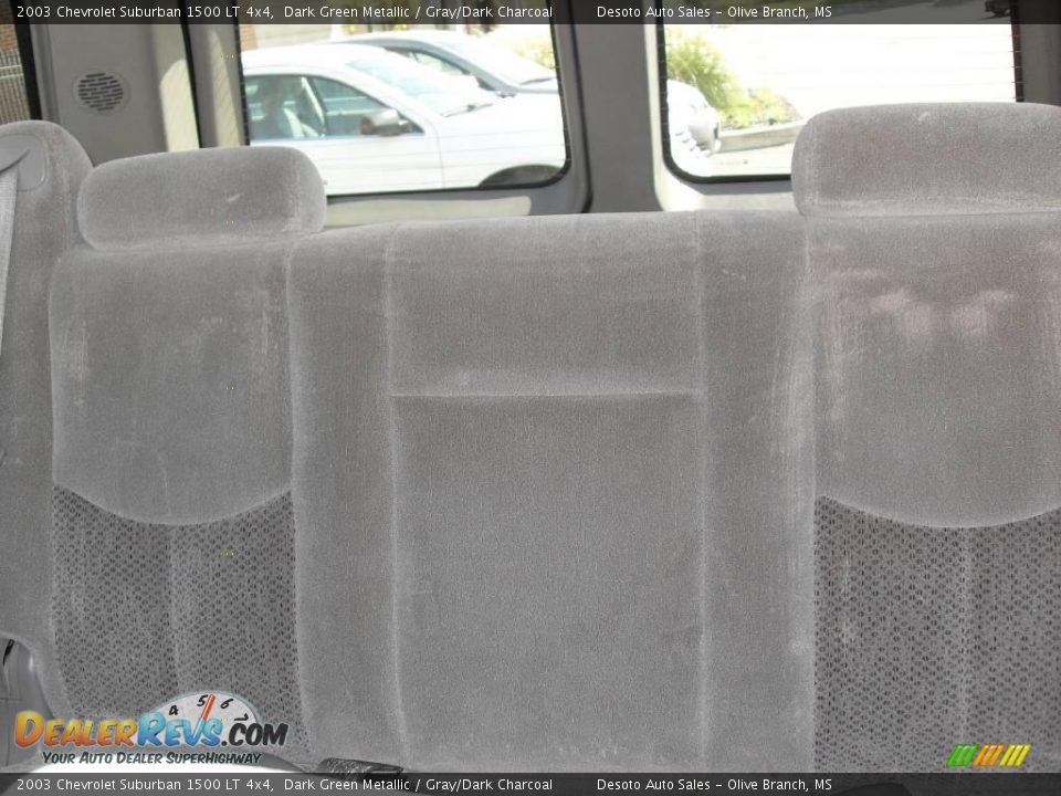 2003 Chevrolet Suburban 1500 LT 4x4 Dark Green Metallic / Gray/Dark Charcoal Photo #17