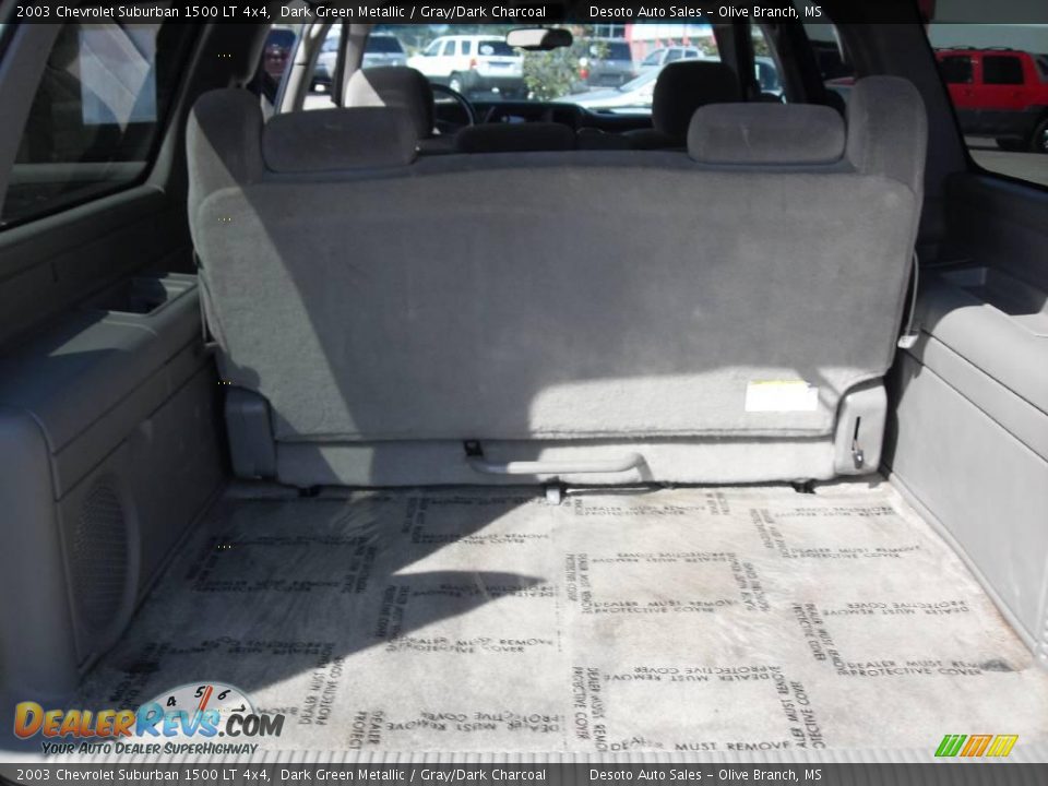 2003 Chevrolet Suburban 1500 LT 4x4 Dark Green Metallic / Gray/Dark Charcoal Photo #18