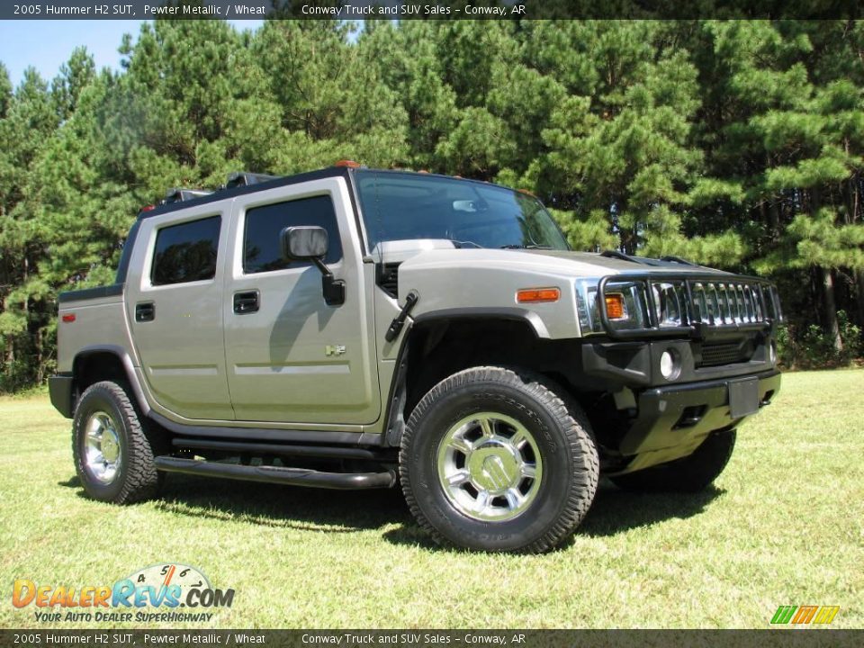 2005 Hummer H2 SUT Pewter Metallic / Wheat Photo #1