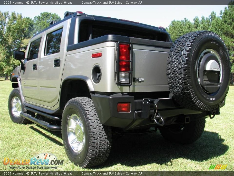 2005 Hummer H2 SUT Pewter Metallic / Wheat Photo #5