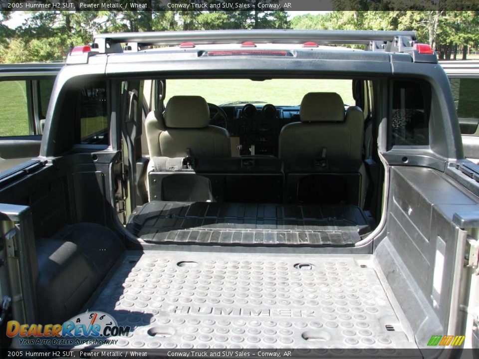 2005 Hummer H2 SUT Pewter Metallic / Wheat Photo #10