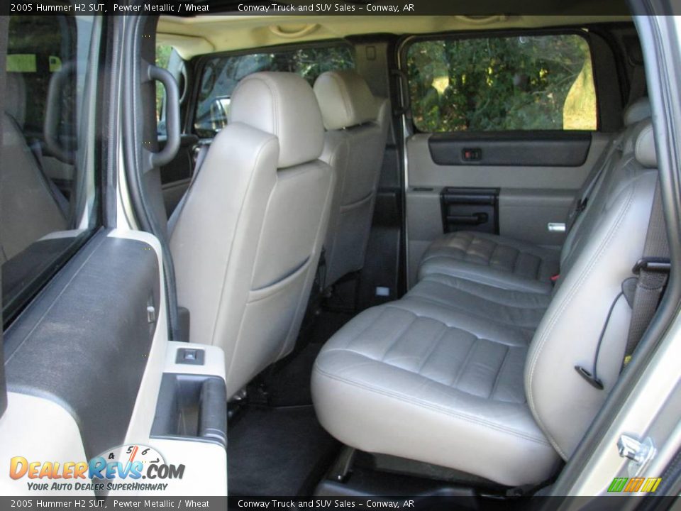 2005 Hummer H2 SUT Pewter Metallic / Wheat Photo #14