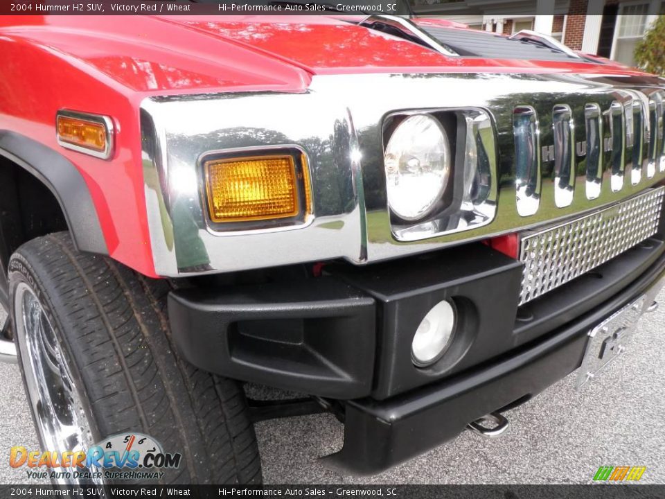 2004 Hummer H2 SUV Victory Red / Wheat Photo #14