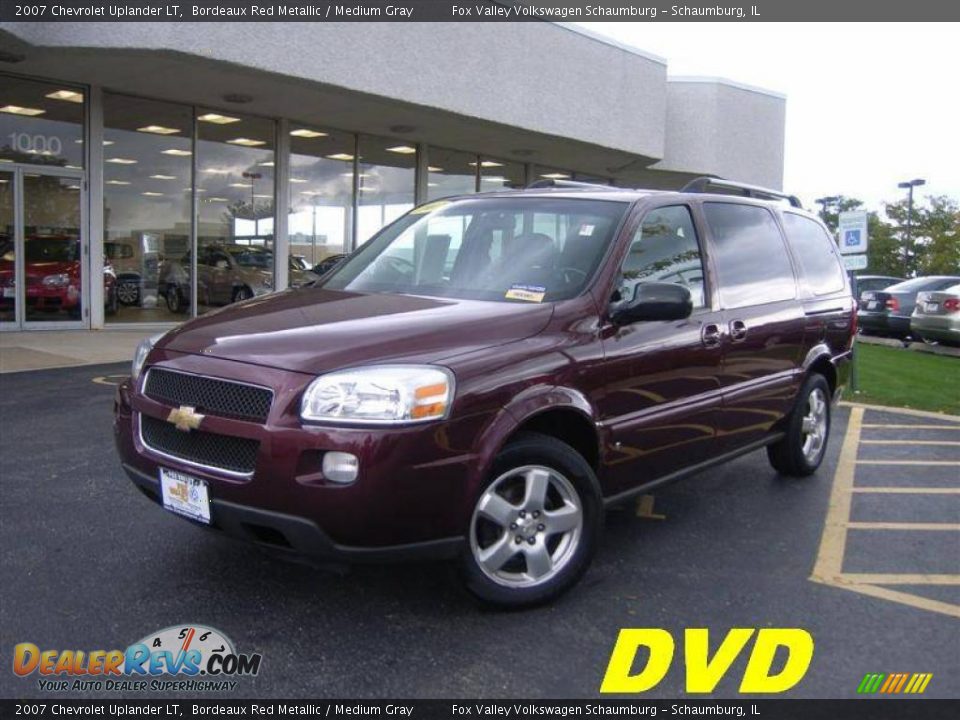 2007 Chevrolet Uplander LT Bordeaux Red Metallic / Medium Gray Photo #1