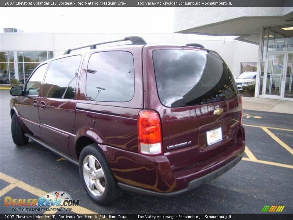 2007 Chevrolet Uplander LT Bordeaux Red Metallic / Medium Gray Photo #3