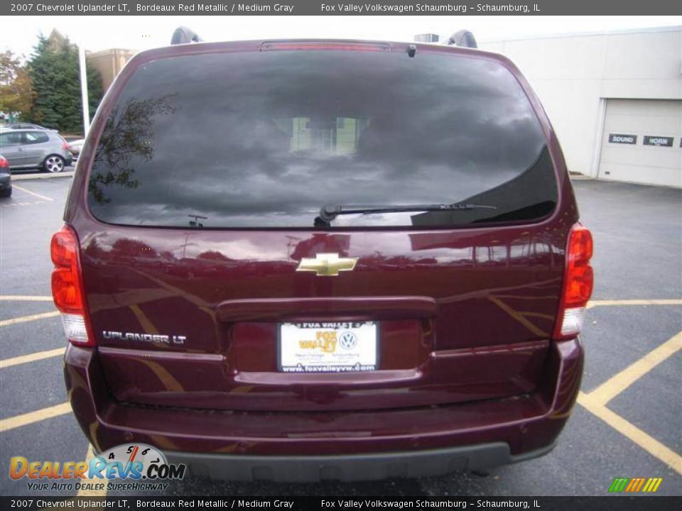 2007 Chevrolet Uplander LT Bordeaux Red Metallic / Medium Gray Photo #4