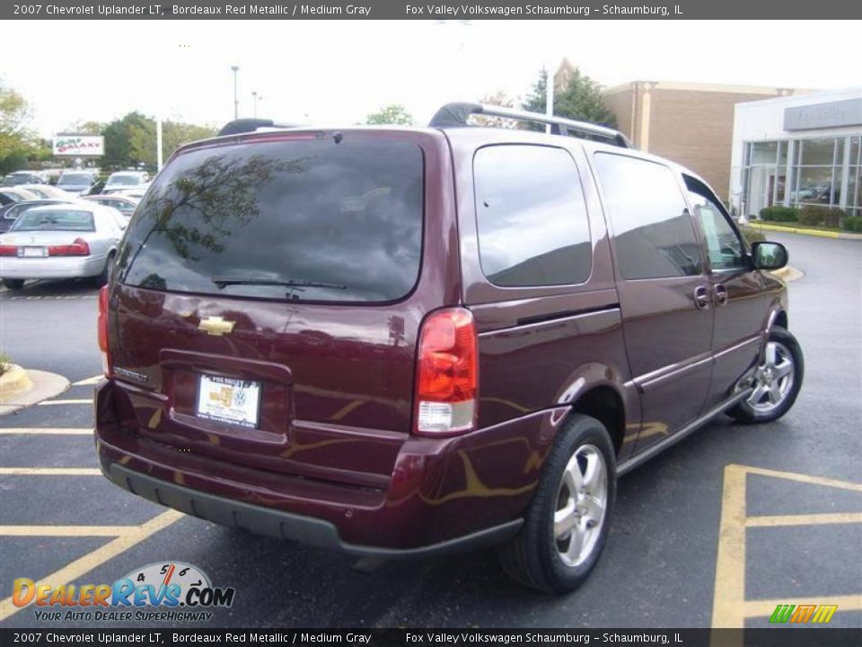 2007 Chevrolet Uplander LT Bordeaux Red Metallic / Medium Gray Photo #5