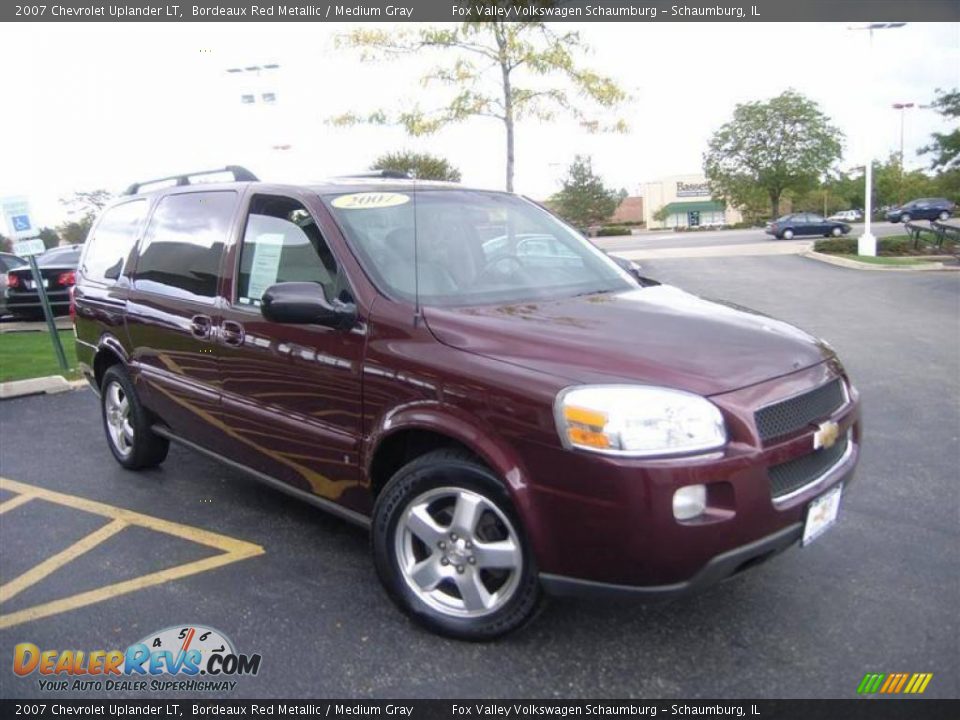 2007 Chevrolet Uplander LT Bordeaux Red Metallic / Medium Gray Photo #7