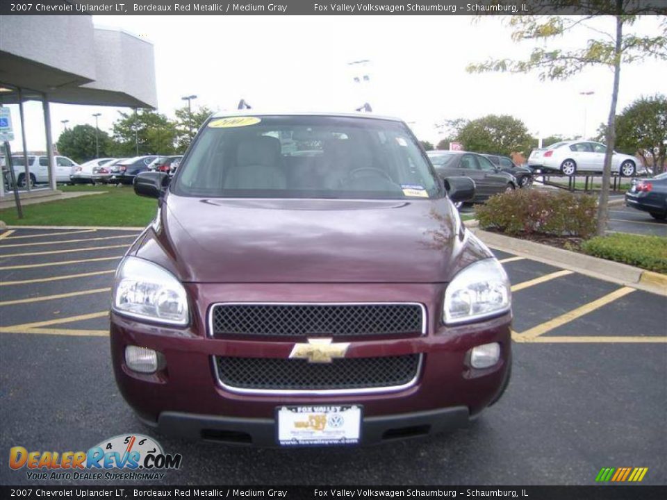 2007 Chevrolet Uplander LT Bordeaux Red Metallic / Medium Gray Photo #8