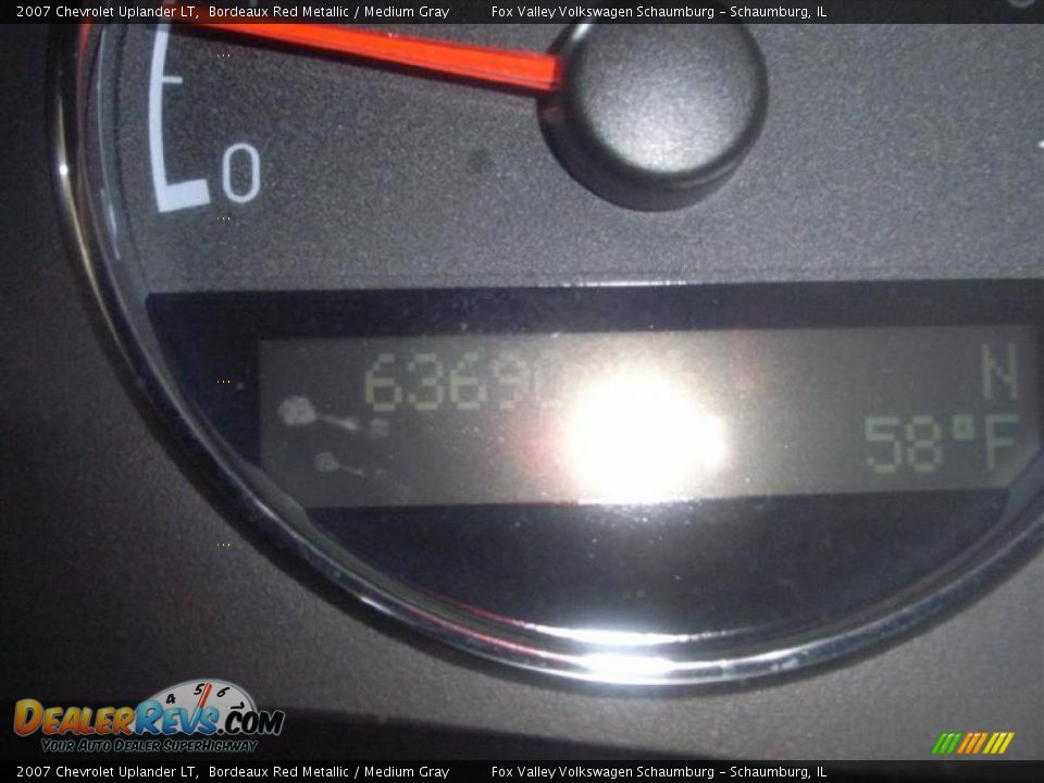 2007 Chevrolet Uplander LT Bordeaux Red Metallic / Medium Gray Photo #22