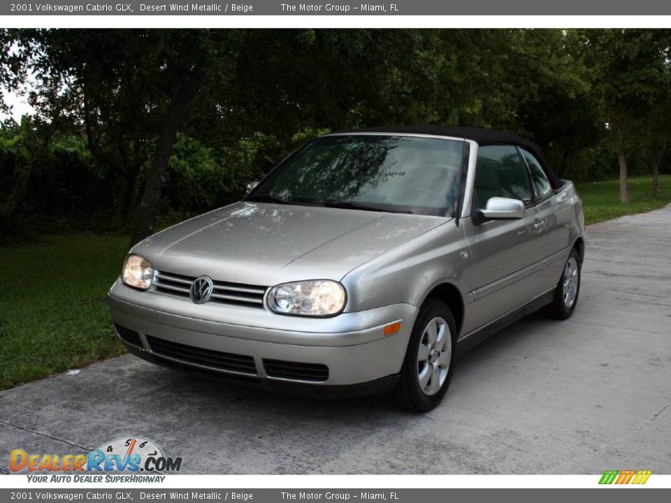 2001 Volkswagen Cabrio GLX Desert Wind Metallic / Beige Photo #1