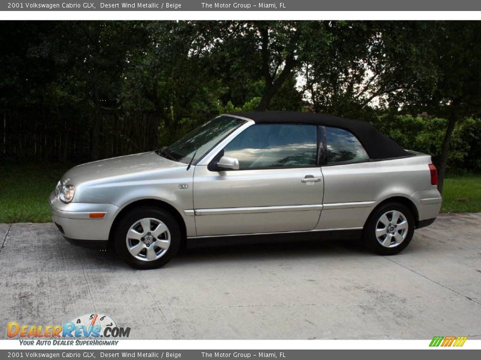 2001 Volkswagen Cabrio GLX Desert Wind Metallic / Beige Photo #3
