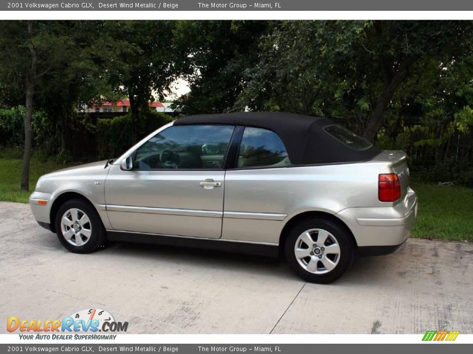 2001 Volkswagen Cabrio GLX Desert Wind Metallic / Beige Photo #5