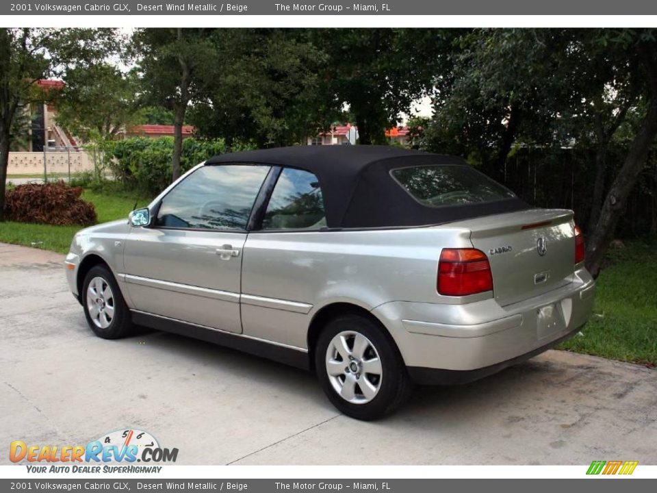 2001 Volkswagen Cabrio GLX Desert Wind Metallic / Beige Photo #6