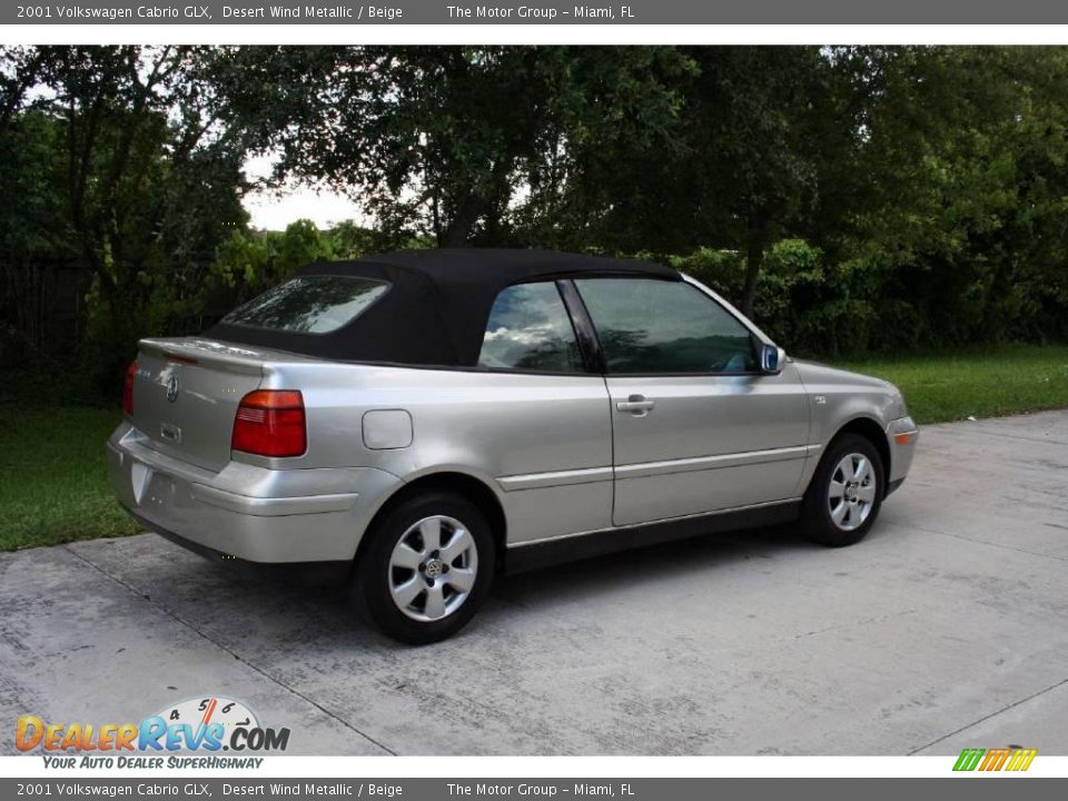 2001 Volkswagen Cabrio GLX Desert Wind Metallic / Beige Photo #10