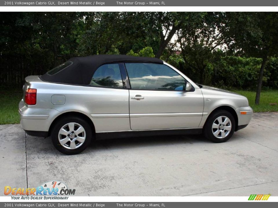 2001 Volkswagen Cabrio GLX Desert Wind Metallic / Beige Photo #11