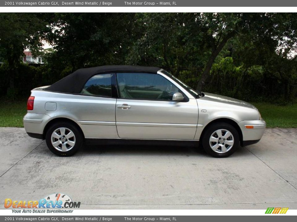2001 Volkswagen Cabrio GLX Desert Wind Metallic / Beige Photo #12