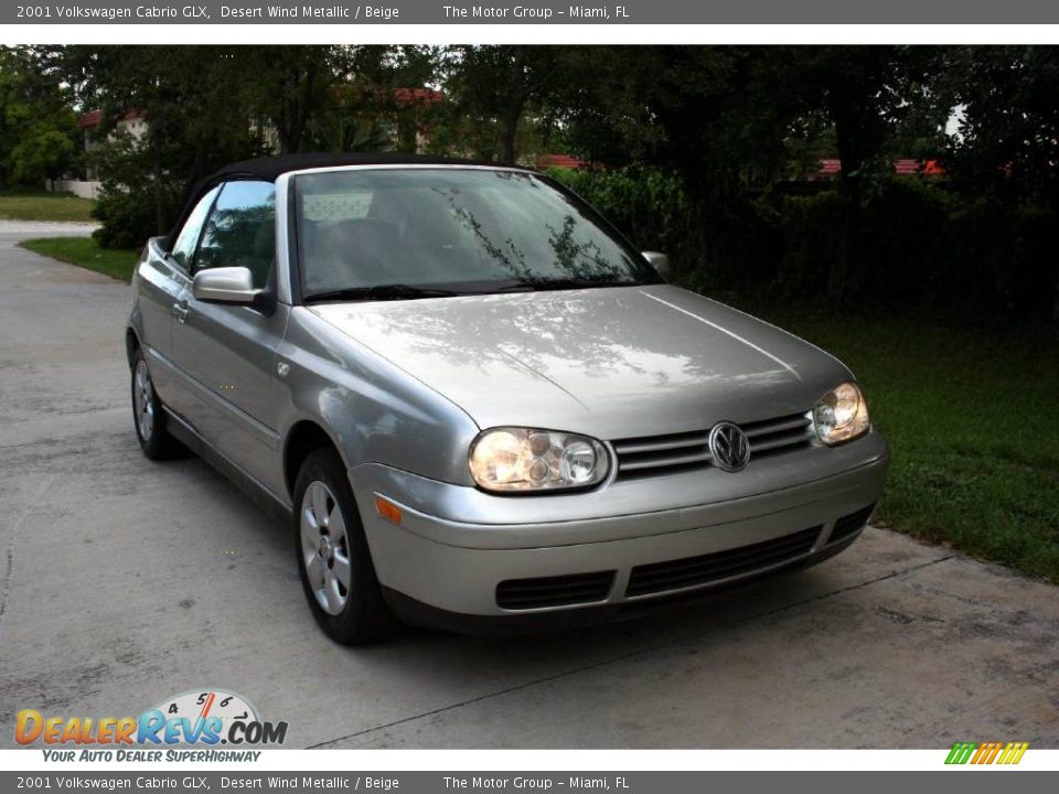 2001 Volkswagen Cabrio GLX Desert Wind Metallic / Beige Photo #15