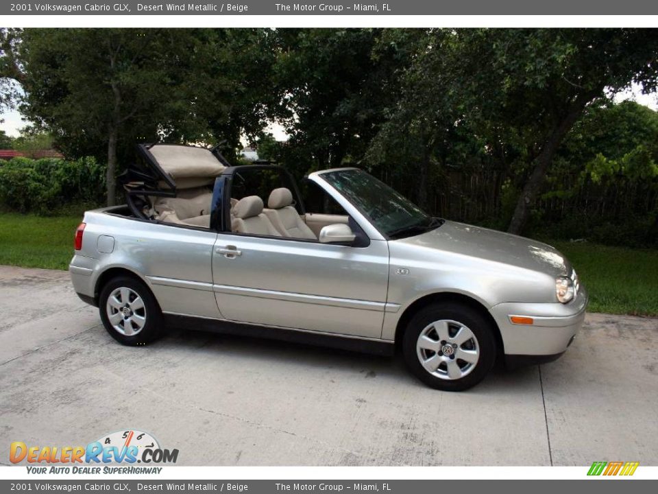 2001 Volkswagen Cabrio GLX Desert Wind Metallic / Beige Photo #19